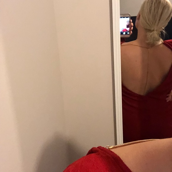 Red Party Dress - Picture 4 of 5